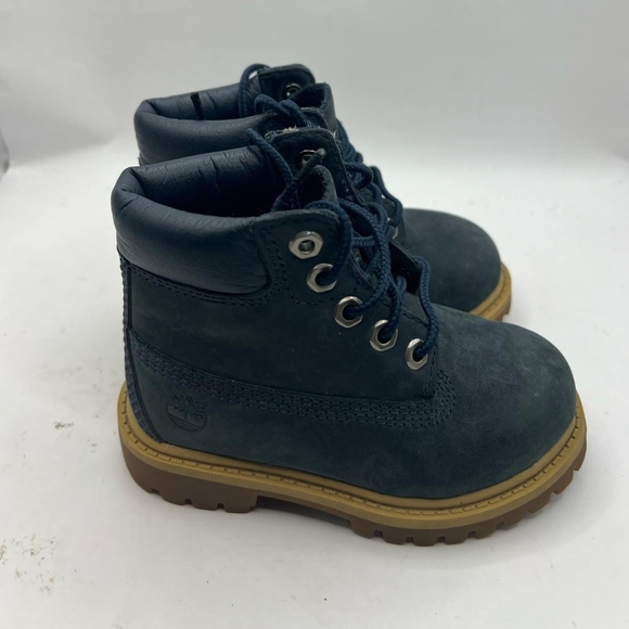 Timberland Toddler Leather Waterproof Boots SZ 6 - Picture 1 of 7